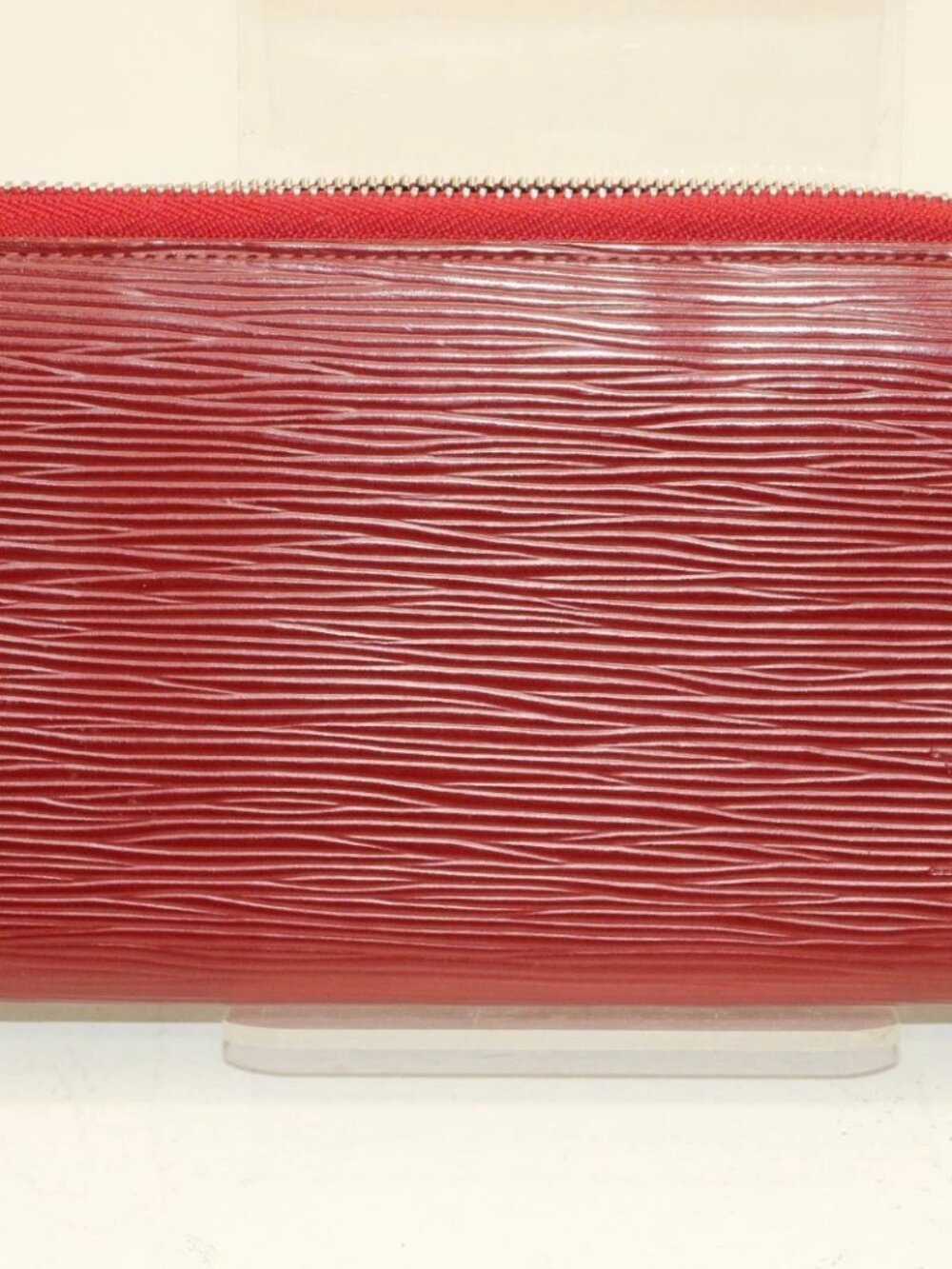 Louis Vuitton CA0190 Epi Zippy Wallet Zip Around Long Wallet - Red